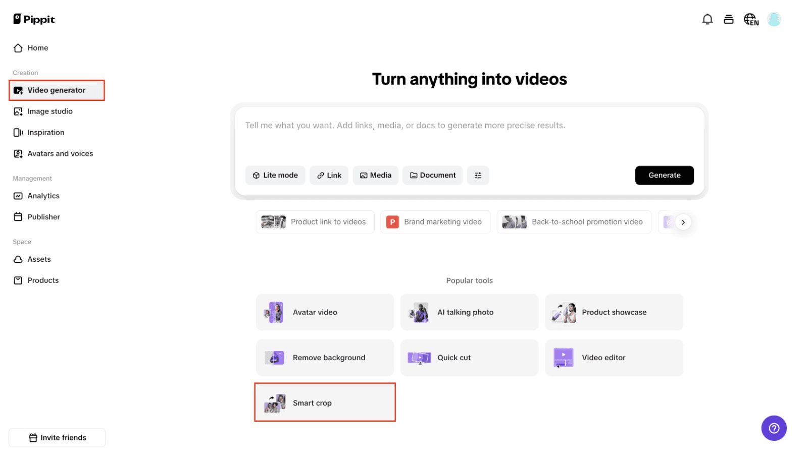 Upload your videos