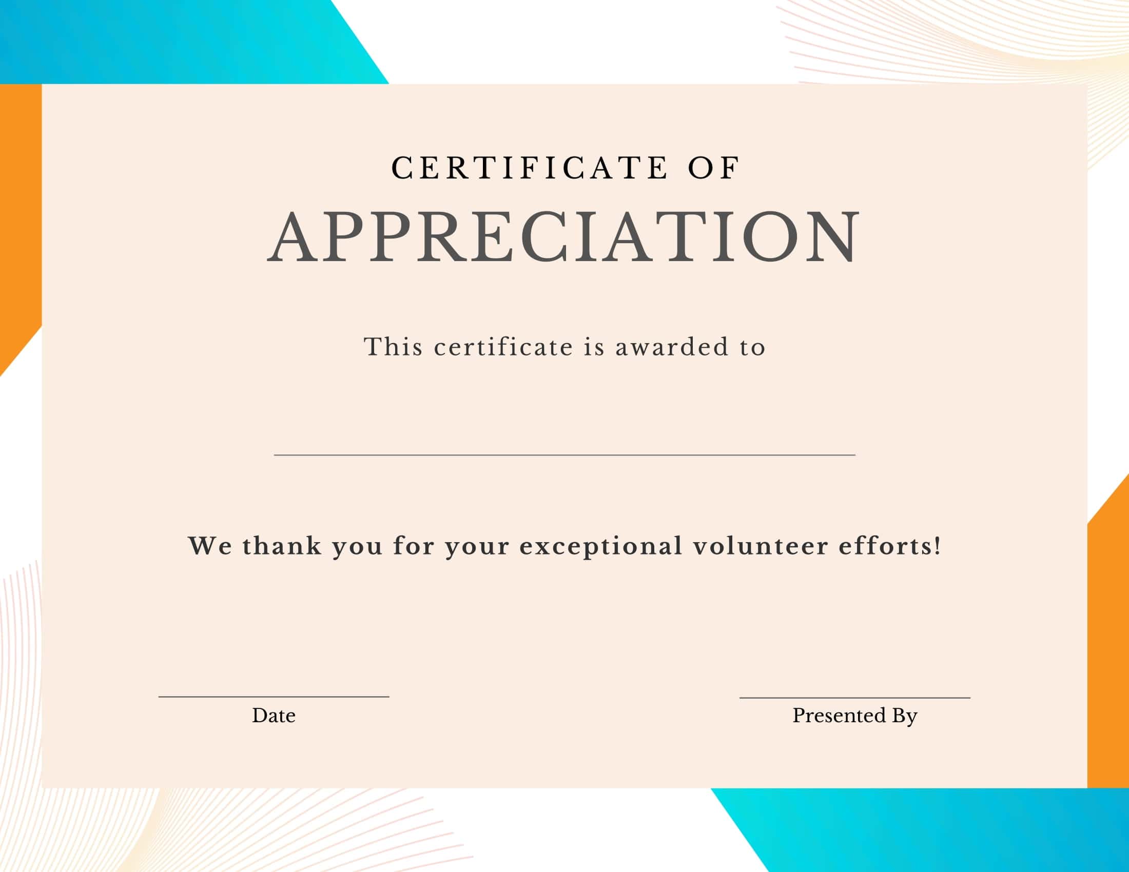 Volunteer Certificate Download Pdf Volunteer Certificate Download Pdf
