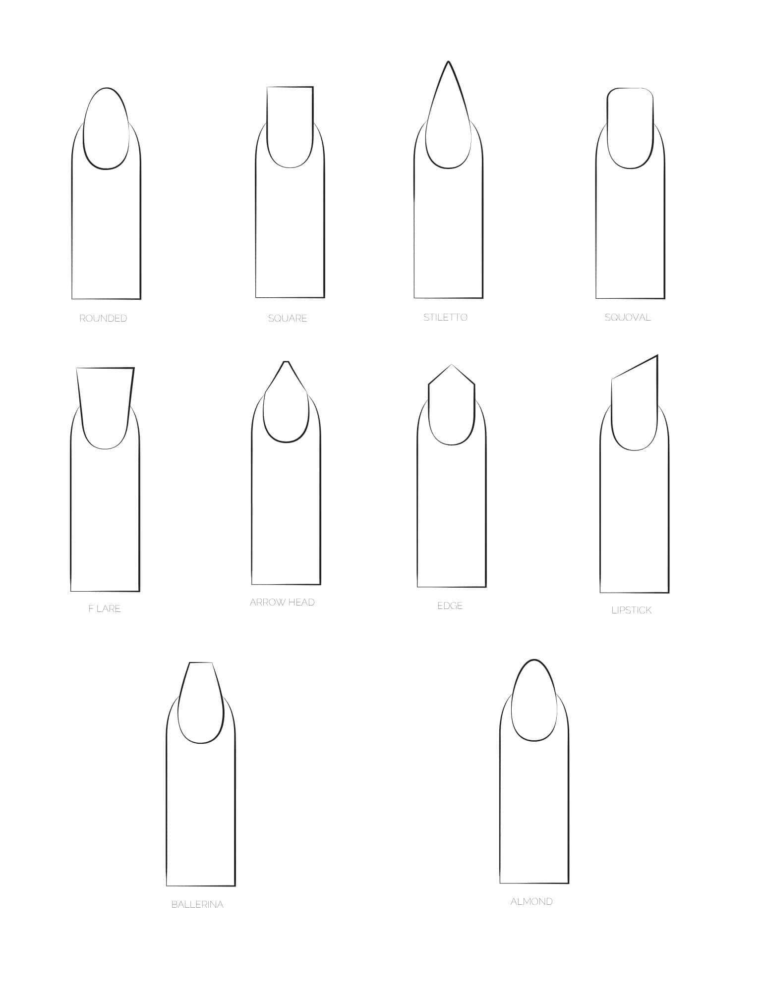 Nail Design Template Doc Nail Design Template Doc